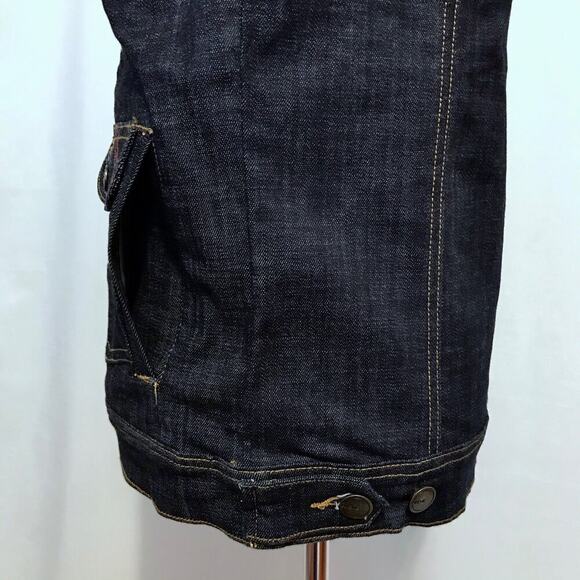 Preme NWOT Dark Wash Jean Jacket Men M - Picture 10 of 16